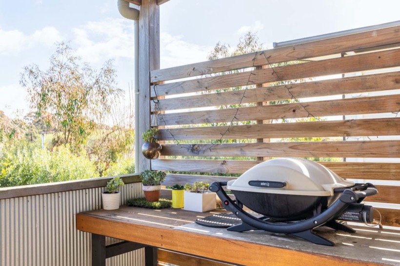 Bespoke outdoor BBQ bench