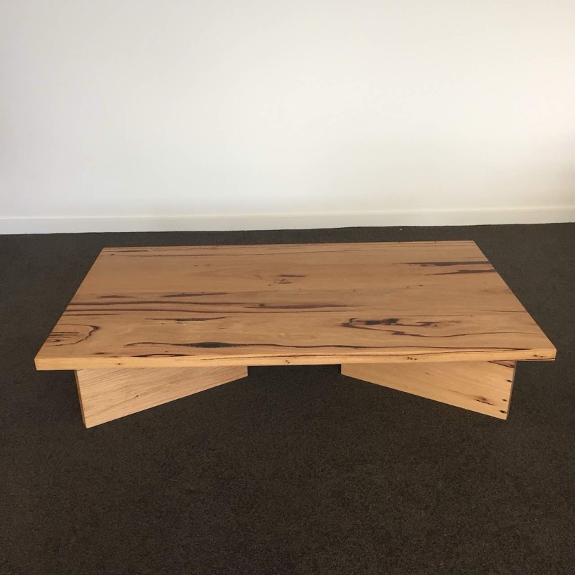 Crossover coffee table