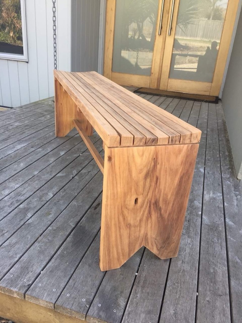 Blackbutt bench seat
