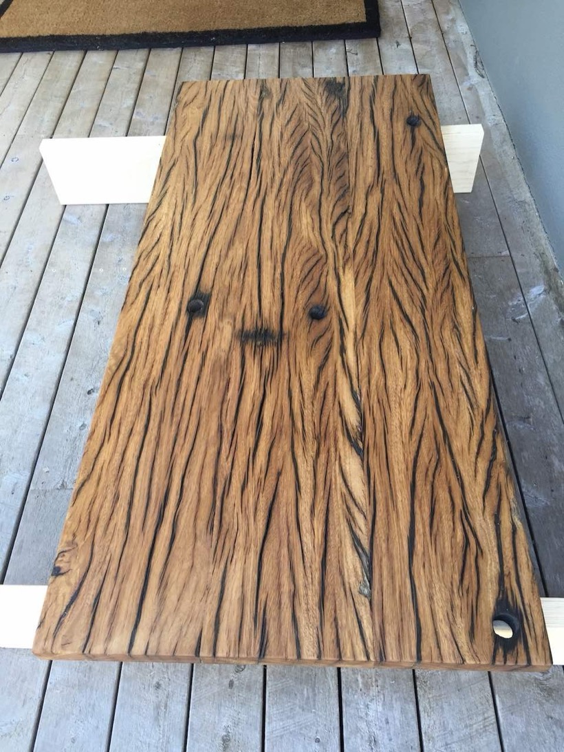 Outdoor table top detail
