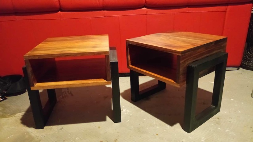 Blackwood side tables