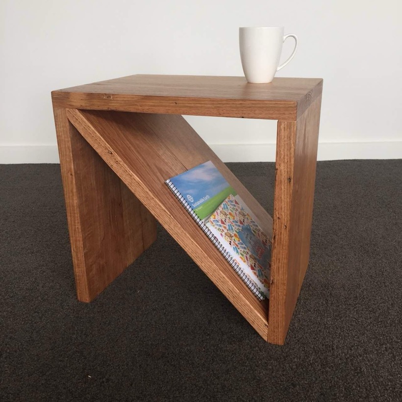 Slant side table